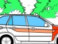 Hra Kid's coloring: The car on the road