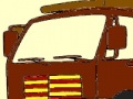 Hra Big transport truck coloring