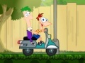 Hra Phineas and Ferb: crazy motorcycle