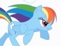 Hra Friendship is Magic - Rainbow Dash attack cloud