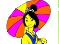 Hra Princess Mulan Coloring
