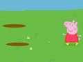 Hra Little Pig. Jumping in puddles