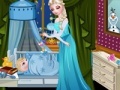 Hra Elsa care baby