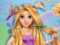 Hra Rapunzel. Real haircuts