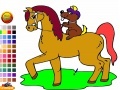 Hra Horse and Dog Coloring