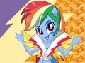 Hra Equestria Girls: Rainbow Rocks - Rainbow Dash Dress Up