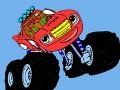 Hra Blaze and the monster machines: Coloring