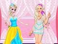 Hra Elsa vs Barbie: Fashion Show