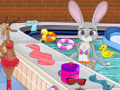 Hra Zootopia Pool Party Cleaning