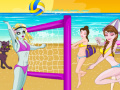 Hra Princess Vs Monster High Beach Voleyball