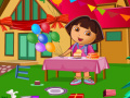 Hra Dora Birthday Bash Cleaning