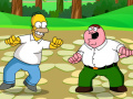 Hra Street fight Homer Simpson Peter Griffin