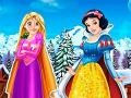 Hra Rapunzel And Snow White Winter Dress Up