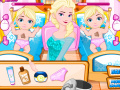 Hra Elsa Nursing Baby Twins