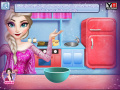 Hra Cooking Christmas Cake with Elsa