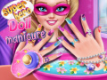 Hra Superhero doll manicure