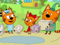 Hra Three cats: puzzles