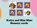 Hra Kate and Mim Mim: Memory cards
