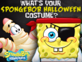 Hra What's your spongebob halloween costume?