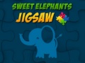 Hra Sweet Elephants Jigsaw