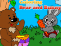 Hra Coloring Bear and Bunny