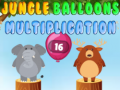 Hra Jungle balloons multiplication