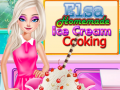 Hra Elsa Homemade Ice Cream Cooking