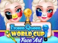 Hra Frozen Queen World Cup Face Art