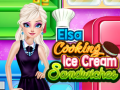 Hra Elsa Cooking Ice Cream Sandwiches
