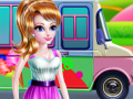Hra Girly Ice Cream Truck Car Wash