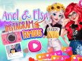 Hra Ariel and Elsa Instagram Famous