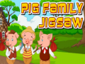 Hra Pig Family Jigsaw