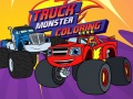 Hra Truck Monster Coloring