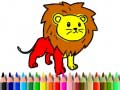 Hra Back To School: Lion Coloring Book
