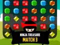 Hra Ninja Treasure Match 3