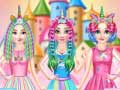Hra Princesses Rainbow Unicorn Hair Salon