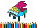 Hra Back To School: Piano Coloring Book
