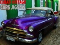 Hra Cuban Vintage Cars Jigsaw