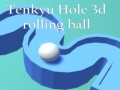 Hra Tenkyu Hole 3d rolling ball
