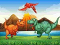 Hra Colorful Dinosaurs Match 3