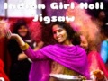 Hra Indian Girl Holi Jigsaw