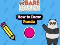 Hra We Bare Bears How to Draw Panda