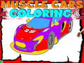 Hra Muscle Cars Coloring
