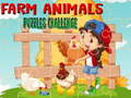 Hra Farm Animals Puzzles Challenge