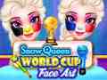 Hra Snow queen world cup face art