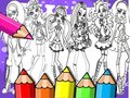 Hra Monster High Coloring Book