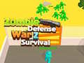 Hra Zombie defense War Z Survival 