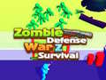 Hra Zombie defense: War Z Survival