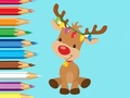 Hra Coloring Book: Cute Christmas Reindee
