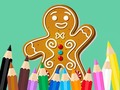 Hra Coloring Book: Gingerbreads